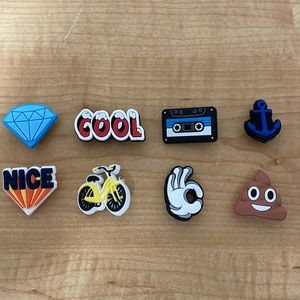 Croc charms, cute croc shoe decor, popular shoe bling